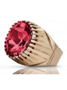 Russische sowjetische Rose 14k 585 Gold Alexandrit Rubin Smaragd Saphir Zirkon Ring vrc014