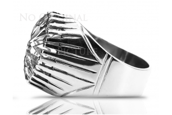 Srebrny pierścionek Rosyjski 925 Oprawa vrc048s Vintage