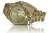 Gelb 14k 585 Gold Herrenuhr Geneve mw013ydy&mbw016y