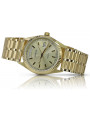 Goldene Herrenuhr Geneve ★ zlotychlopak.pl ★ Gold Reinheit 585 333 Niedriger Preis!