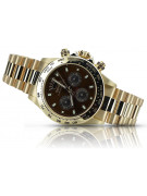 Gold men's watch Geneve ★ zlotychlopak.pl ★ Gold purity 585 333 Low Price!