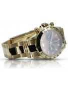 Reloj de oro para hombre Geneve ★ zlotychlopak.pl ★ Pureza de oro 585 333 Precio bajo!