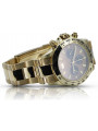 Gold men's watch Geneve ★ zlotychlopak.pl ★ Gold purity 585 333 Low Price!