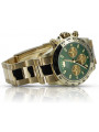 Gold men's watch Geneve ★ zlotychlopak.pl ★ Gold purity 585 333 Low Price!