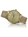 Gold men's watch Geneve ★ zlotychlopak.pl ★ Gold purity 585 333 Low Price!