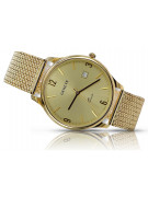 Reloj de oro para hombre Geneve ★ zlotychlopak.pl ★ Pureza de oro 585 333 Precio bajo!