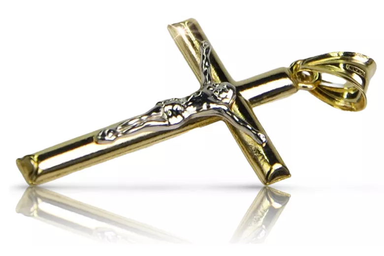 Croix ★ catholique d’or russiangold.com ★ or 585 333 Prix bas