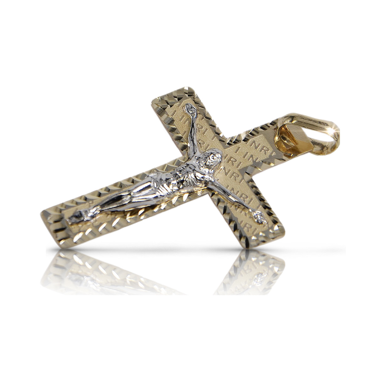 Croix ★ catholique d’or russiangold.com ★ or 585 333 Prix bas