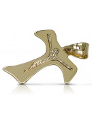 Golden Catholic Cross ★ russiangold.com ★ Gold 585 333 Low price