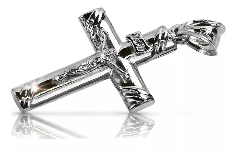 Golden Catholic Cross ★ russiangold.com ★ Gold 585 333 Low price