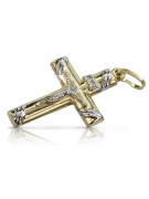 Cruz ★ Católica de Oro russiangold.com ★ Oro 585 333 Precio bajo