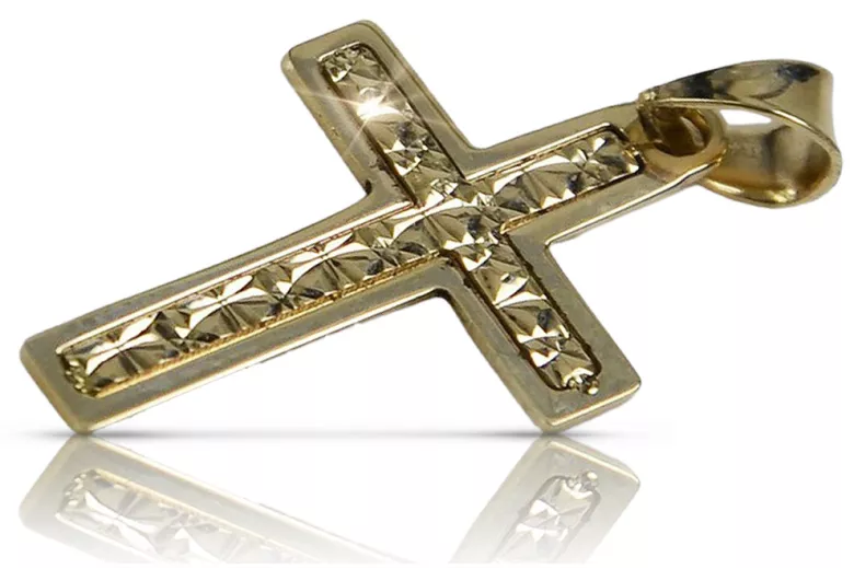 Croix ★ catholique d’or russiangold.com ★ or 585 333 Prix bas