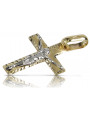 Golden Catholic Cross ★ russiangold.com ★ Gold 585 333 Low price