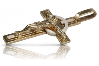 Croix ★ catholique d’or russiangold.com ★ or 585 333 Prix bas