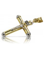 Golden Catholic Cross ★ russiangold.com ★ Gold 585 333 Low price