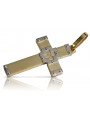 Goldenes katholisches Kreuz ★ russiangold.com ★ Gold 585 333 Niedriger Preis