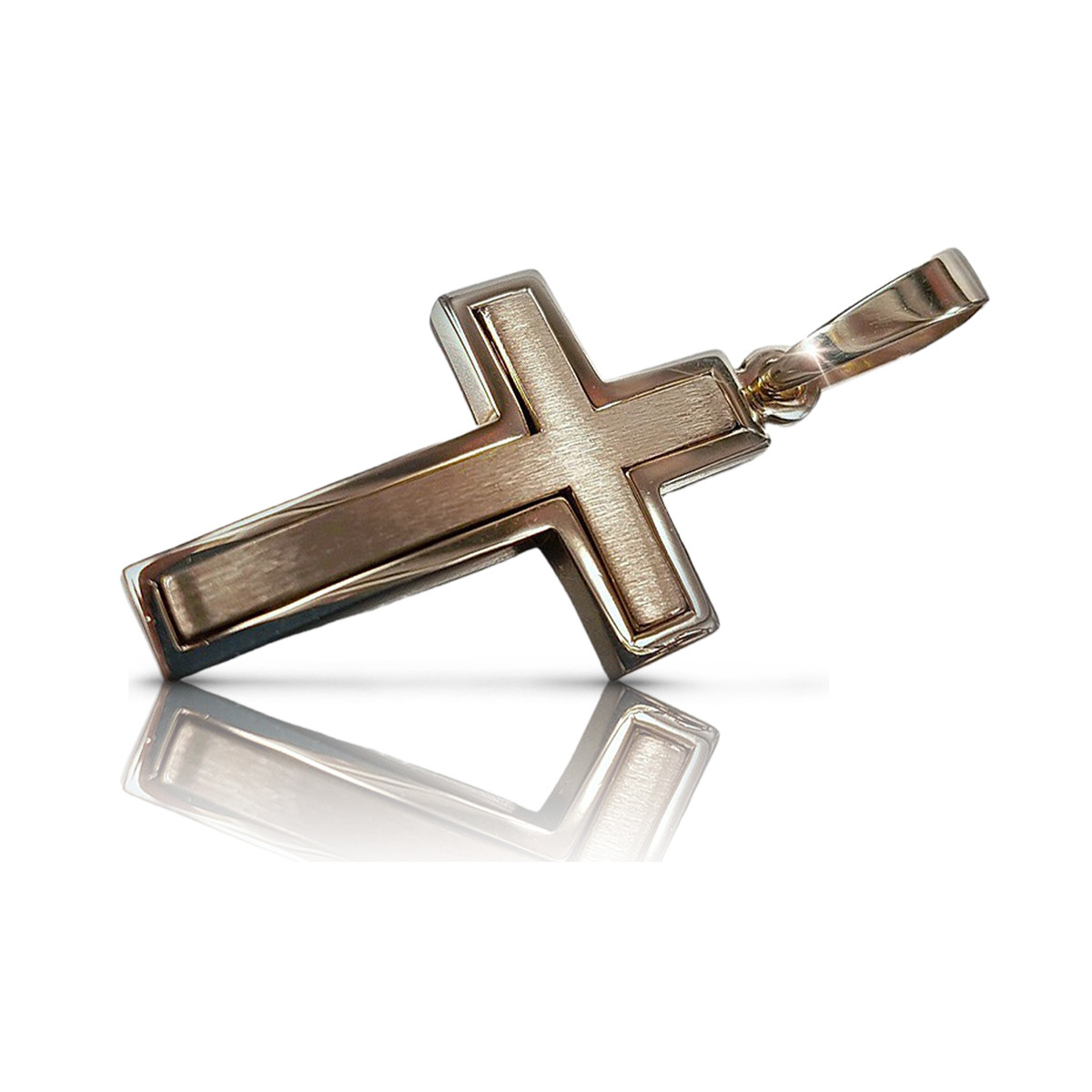 Golden Catholic Cross ★ russiangold.com ★ Gold 585 333 Low price