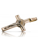 Cruz ★ Católica de Oro russiangold.com ★ Oro 585 333 Precio bajo