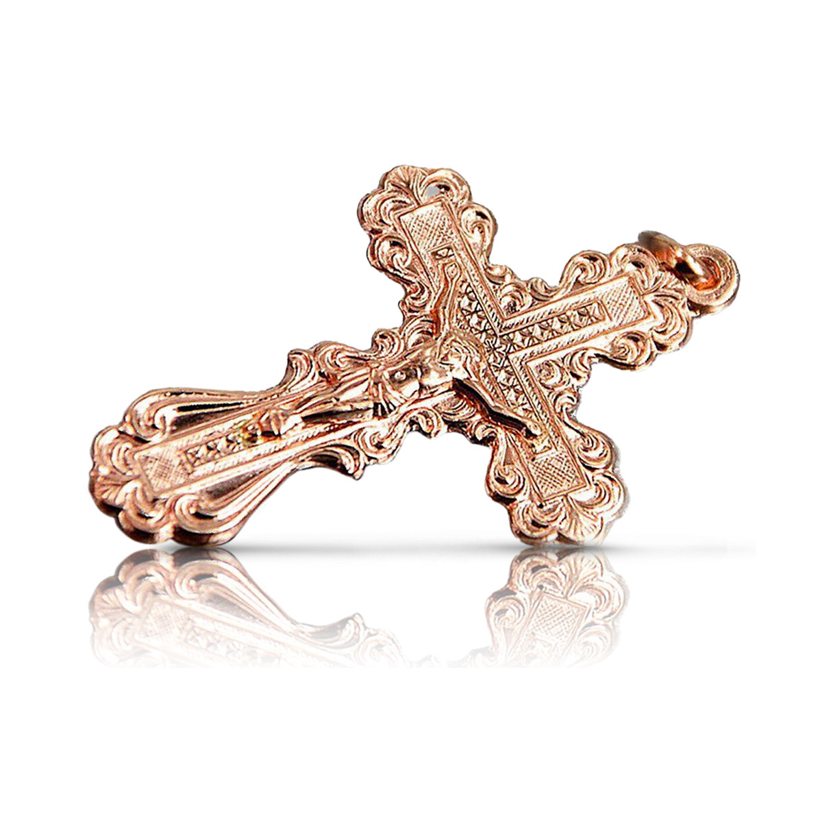 Gold Orthodox Cross ★ russiangold.com ★ Gold 585 333 Low price