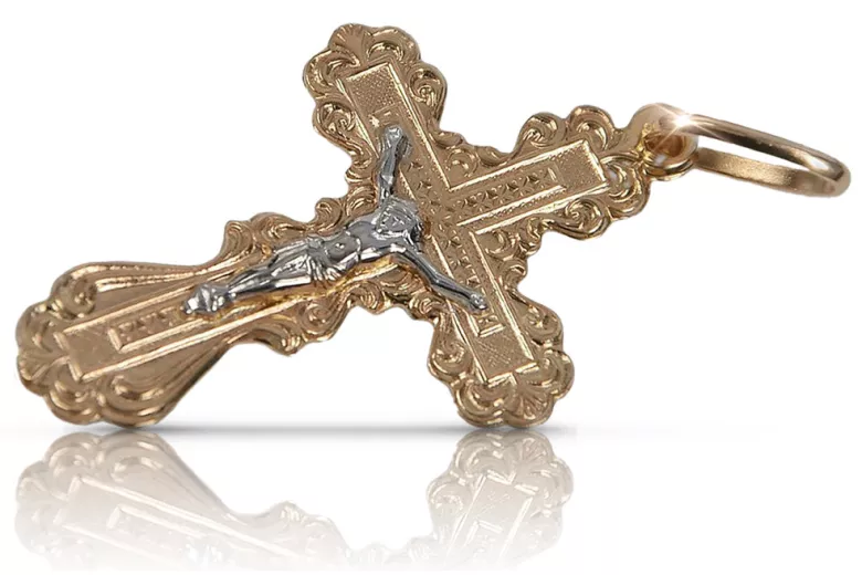 Gold Orthodox Cross ★ russiangold.com ★ Gold 585 333 Niedriger Preis