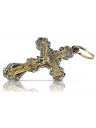 Gold Orthodox Cross ★ russiangold.com ★ Gold 585 333 Low price