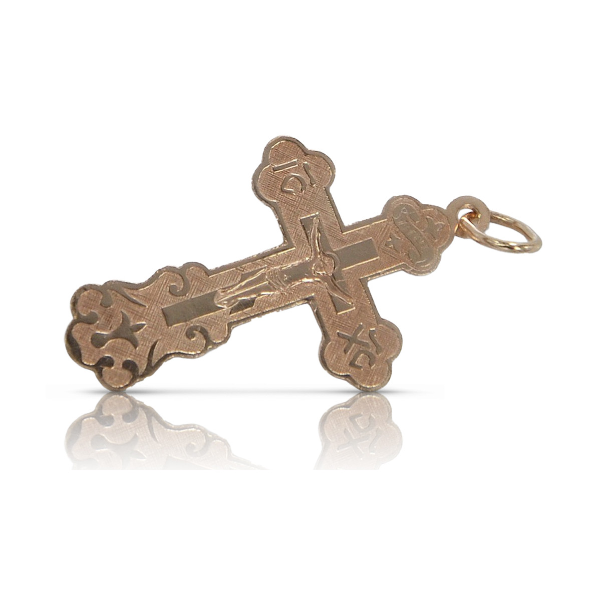 Gold Orthodox Cross ★ russiangold.com ★ Gold 585 333 Low price