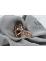 Classic 14K Rose Gold Vintage Amethyst Earrings vec067