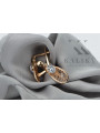 Vintage-Inspired 14K Rose Gold Zircon Earrings vec067