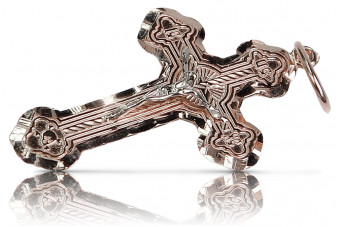 Cruz ★ ortodoxa de oro russiangold.com ★ Oro 585 333 Precio bajo
