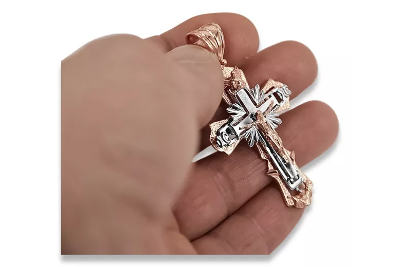 Croix ★ orthodoxe d’or russiangold.com ★ or 585 333 Prix bas