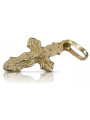 Gold Orthodox Cross ★ russiangold.com ★ Gold 585 333 Low price