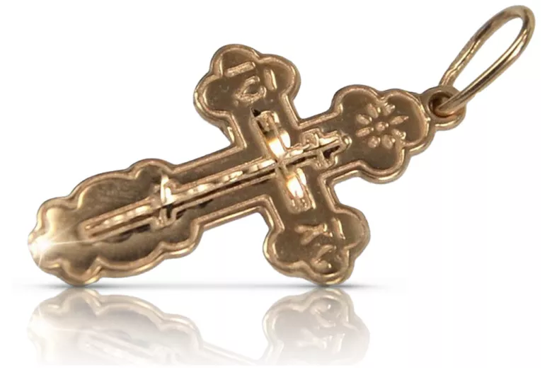 Croix ★ orthodoxe d’or russiangold.com ★ or 585 333 Prix bas