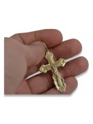 Gold Orthodox Cross ★ russiangold.com ★ Gold 585 333 Low price