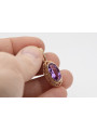 Vintage Original Amethyst Pendant Crafted in 14K Rose Gold vpc014