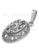 "Pendentif Élégant Vintage en Or rose 14 carats 585, Réglage d'Origine vpc014" Vintage