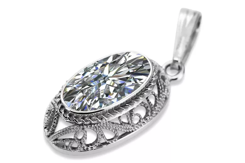 copy of Pendentif soviétique argent 925 avec saphir rubis alexandrite émeraude émeraude aigue-marine vpc014s