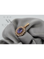 Classic Alexandrite Pendant in Vintage 14K Rose Gold vpc018