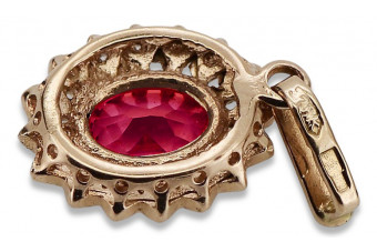 Розовое золото 14к 585 пробы с винтажным vpc018