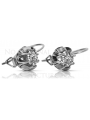 Boucles d'oreilles en or rose 14 carats 585 d'époque authentiques vec062