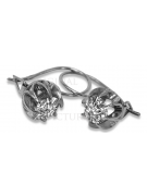 Boucles d'oreilles en or rose 14 carats 585 d'époque authentiques vec062