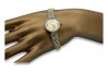 Reloj de dama de oro amarillo de 14k 585 Geneve Lady Gift lw101ydg