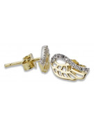 Gold earrings ★ zlotychlopak.pl ★ Gold sample 585 333 Low price!