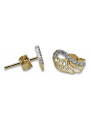 Boucles d’oreilles en or zlotychlopak.pl ★ Échantillon d’or ★ 585 333 Prix bas!