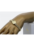 Italienische gelb Damenuhr Geneve Lady Geschenk lw016y