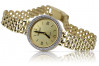 Galben 14k aur 585 doamnă ceas Geneve Lady cadou lw101y