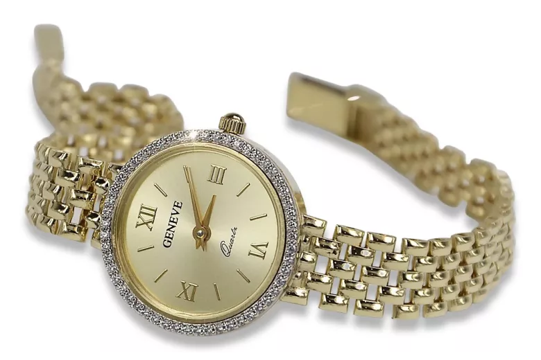 Reloj ★ de oro para damas zlotychlopak.pl Pureza de oro 585 333 ¡★ Precio bajo!