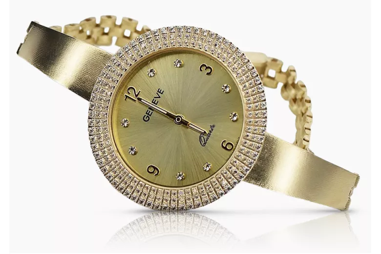 Reloj ★ de oro para damas zlotychlopak.pl Pureza de oro 585 333 ¡★ Precio bajo!