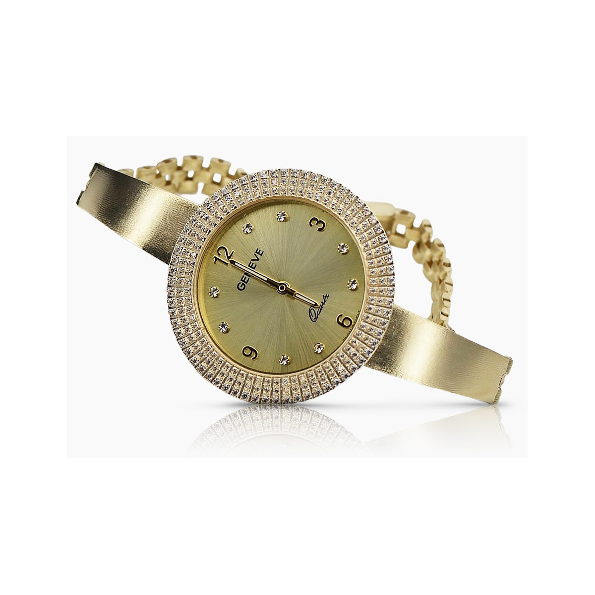 Reloj ★ de oro para damas zlotychlopak.pl Pureza de oro 585 333 ¡★ Precio bajo!