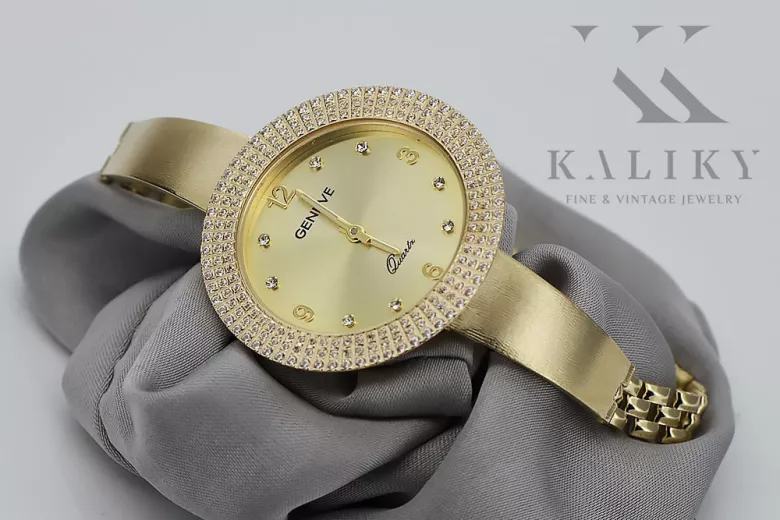 Gold ladies watch ★ zlotychlopak.pl ★ Gold purity 585 333 Low price!