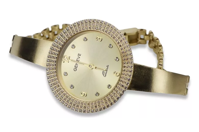 Reloj ★ de oro para damas zlotychlopak.pl Pureza de oro 585 333 ¡★ Precio bajo!